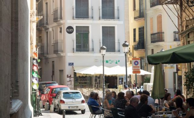 Anderson City Flats Valencia Restaurang bild